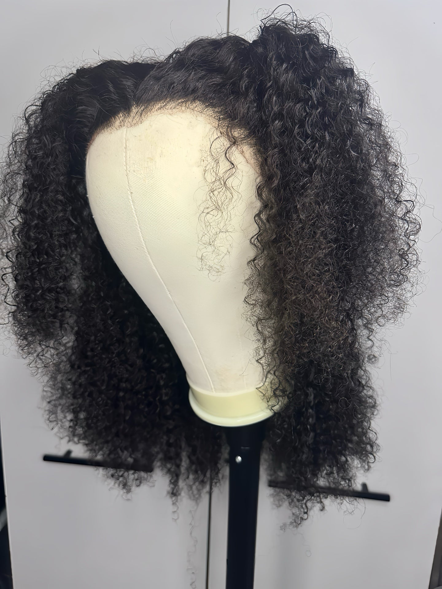 360 HD lace glueless Raw Vietnamese hair wig with invisible drawstrings :Pre-cut,Pre-plucked Lace.