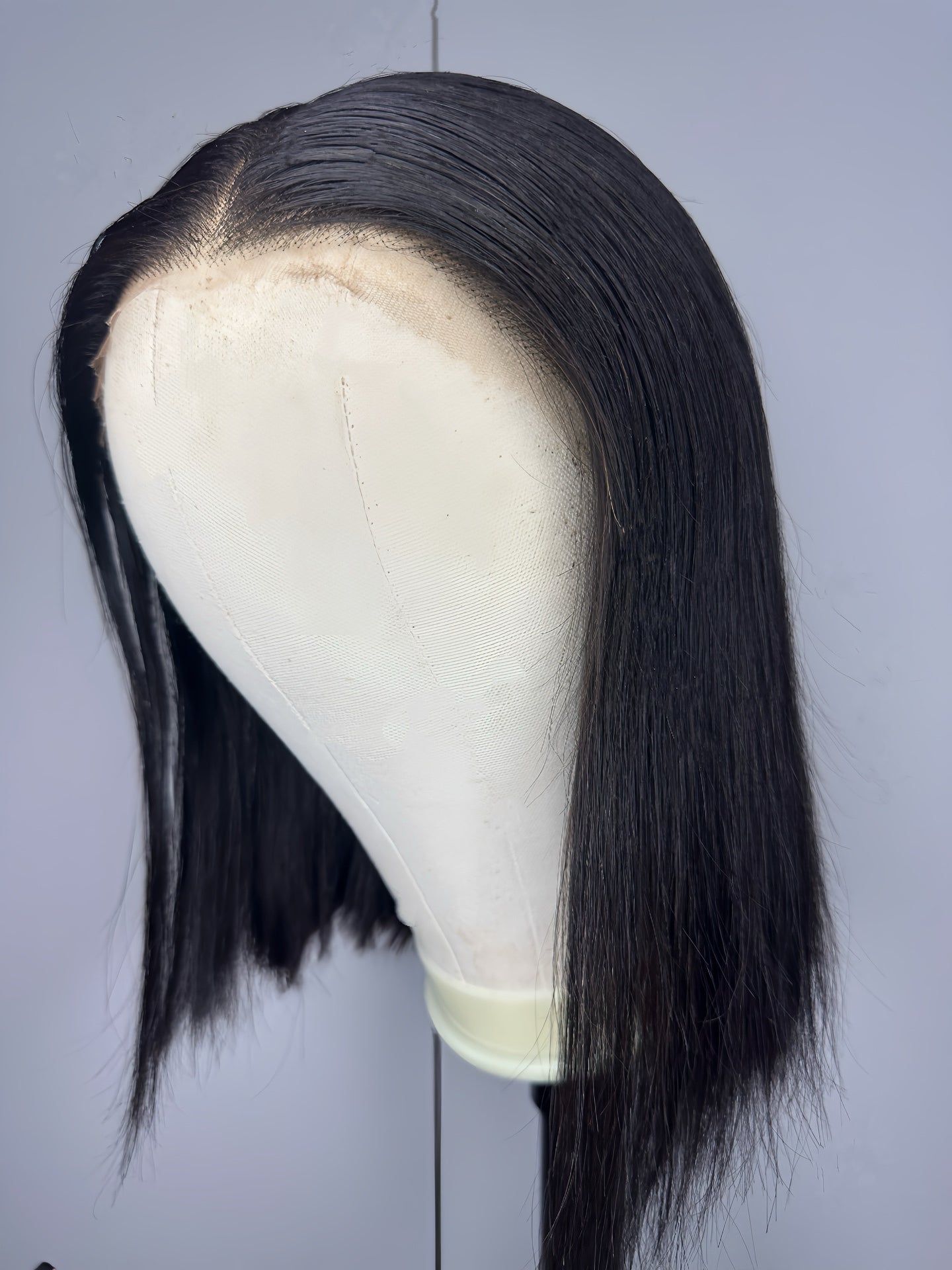 Bone straight Raw Vietnamese Hair  wig HD Lace : Pre-cut,Pre-plucked