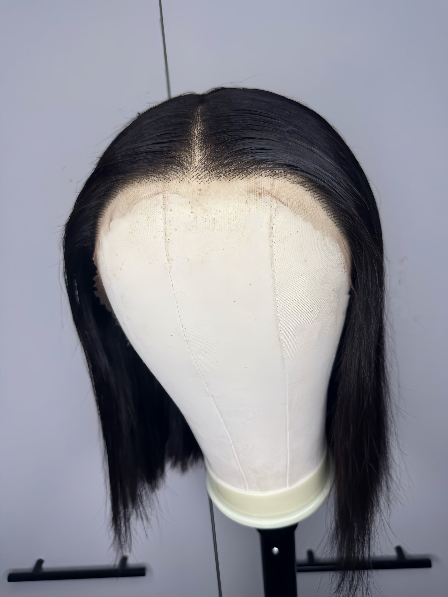 Bone straight Raw Vietnamese Hair  wig HD Lace : Pre-cut,Pre-plucked